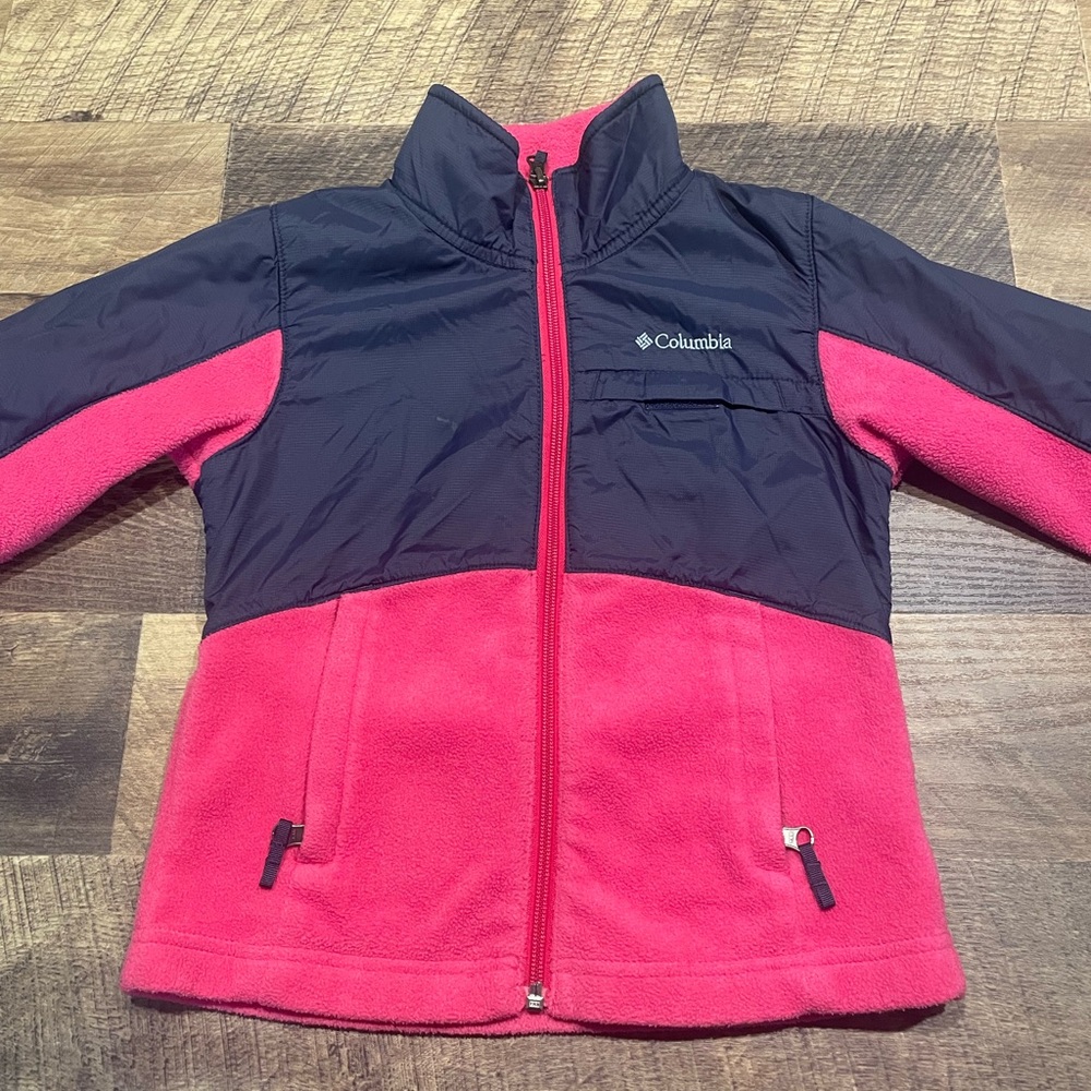 Columbia Kids' Pink and Navy Jacket